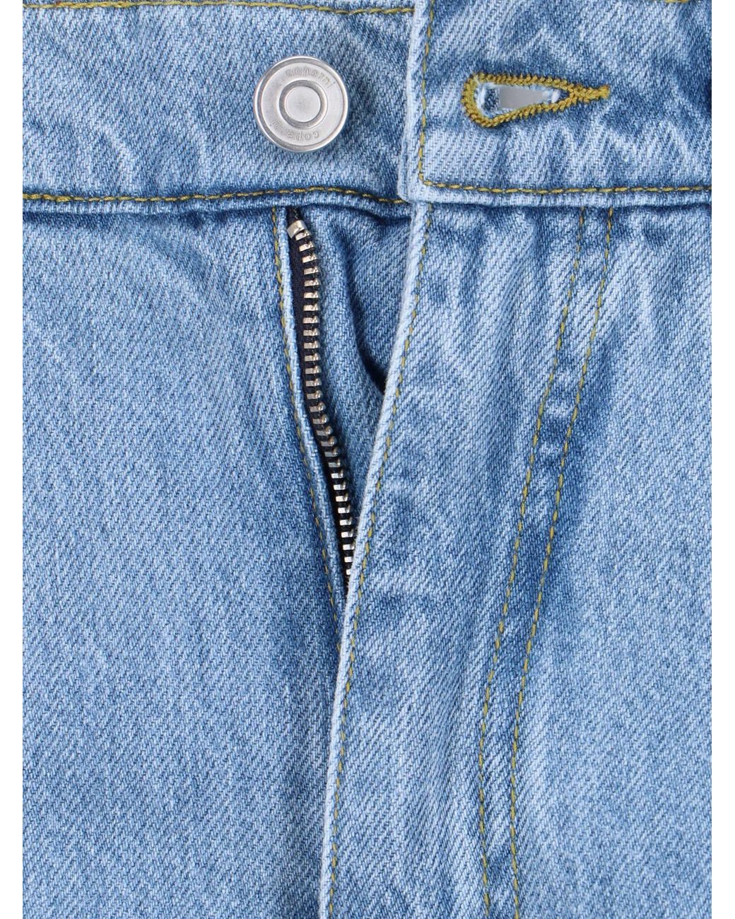 Coperni Blue Denim Bermuda Shorts