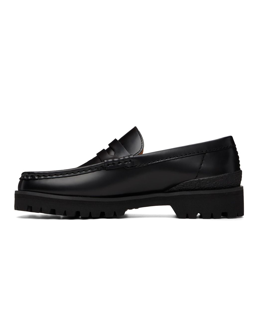 Clarks Black Yukoner Penny Loafers for men
