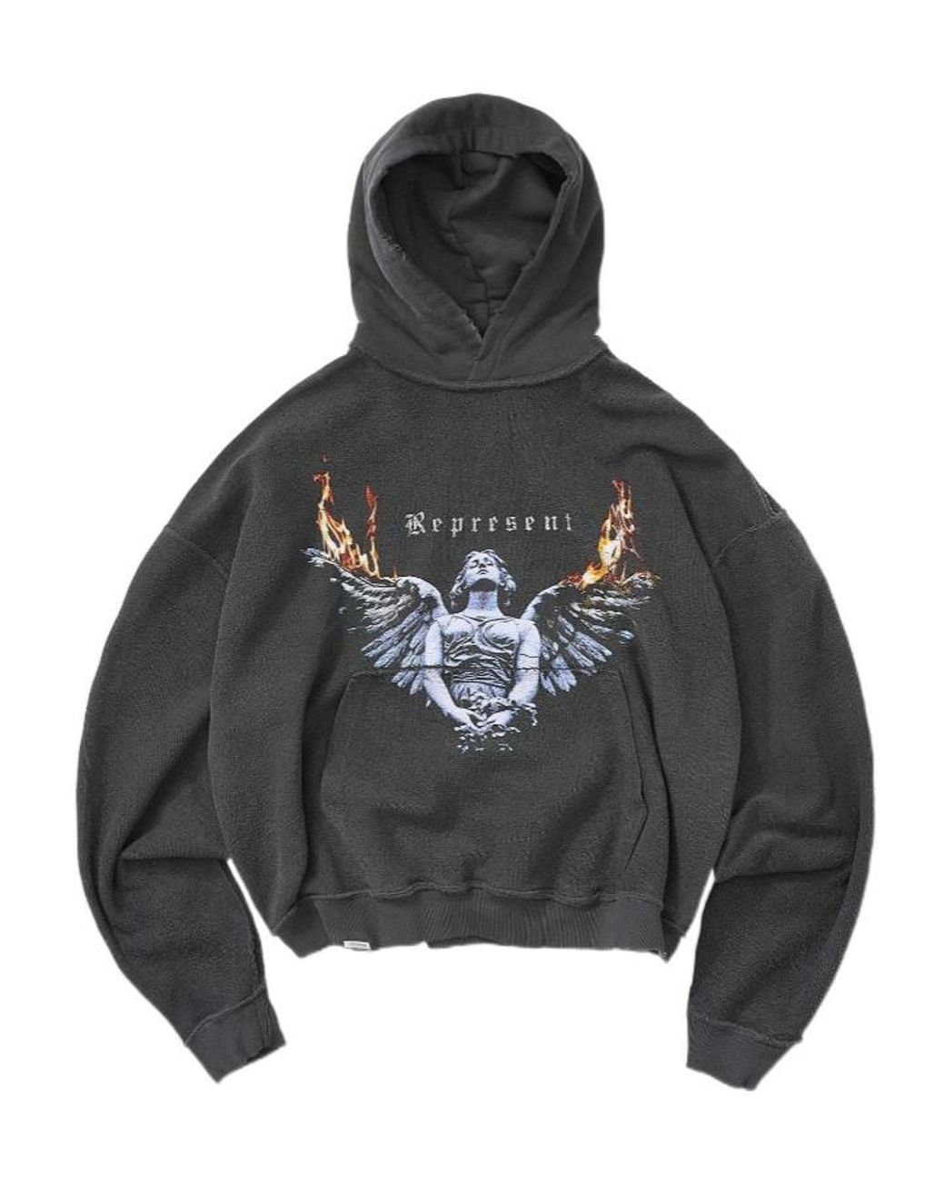 Represent Black Living Legacy Reversible Sweatshirt for men