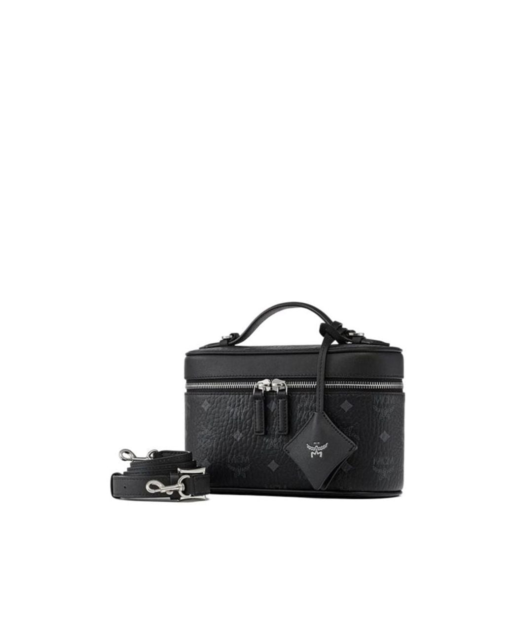 MCM Aren Visetos Vanity Case in Black | Lyst