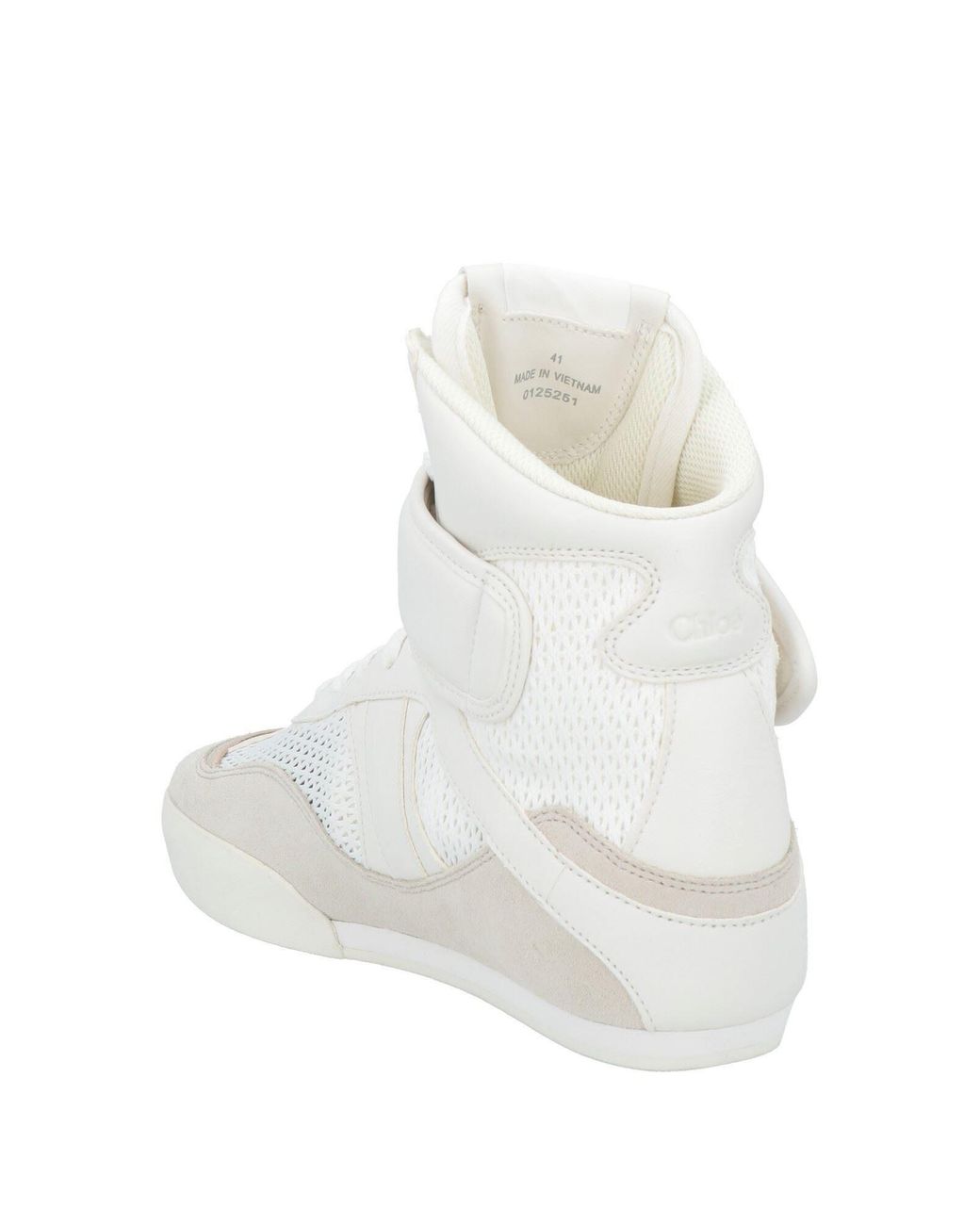 Chloé White High Top Sneakers