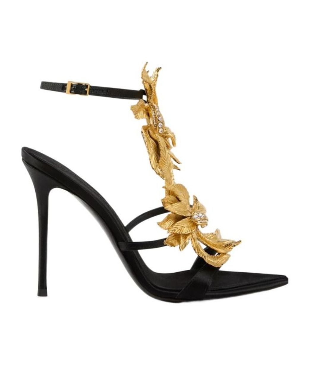 Giuseppe Zanotti Metallic Incanto 105 Jewel Heeled Sandals