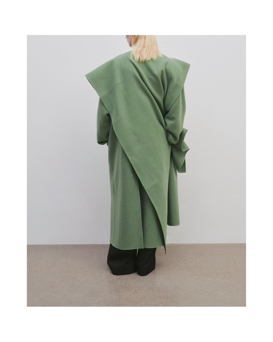 The Row Green Geometric Top