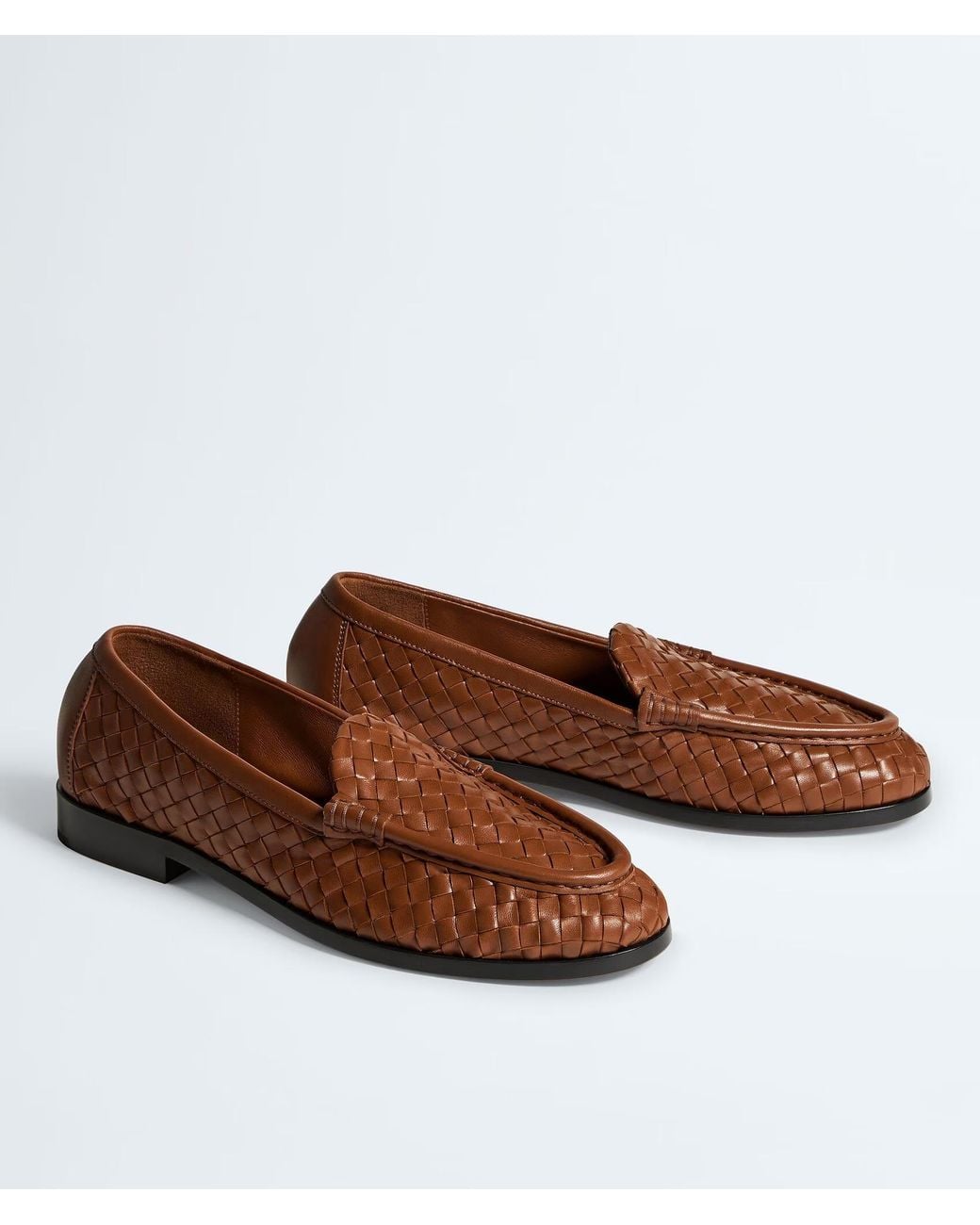 Bottega Veneta Brown Silenzio Loafers