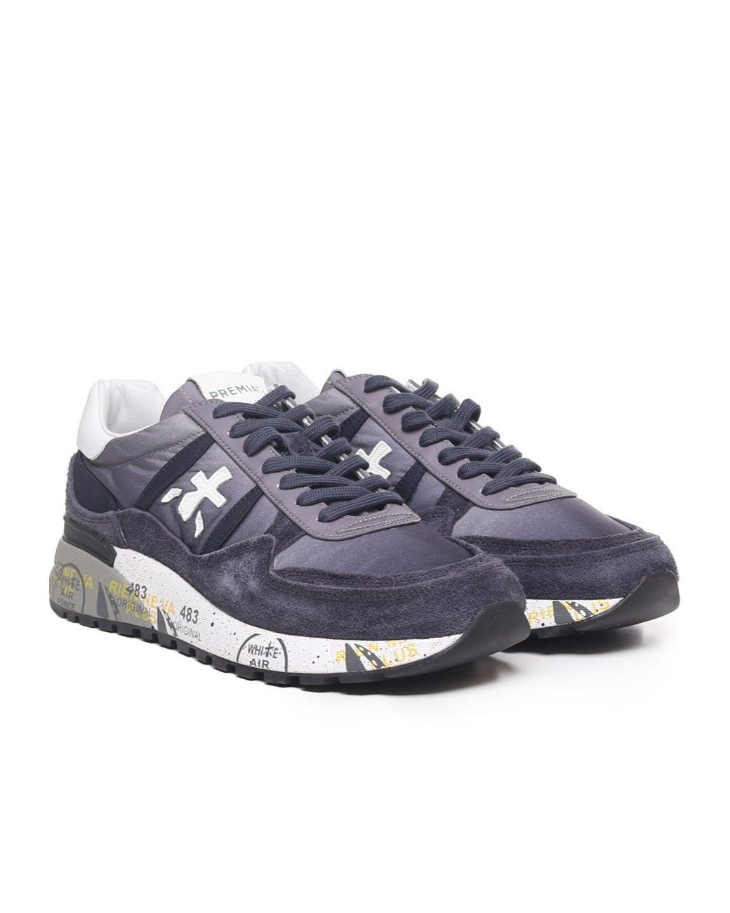 Premiata Blue Round-Head Sneakers for men