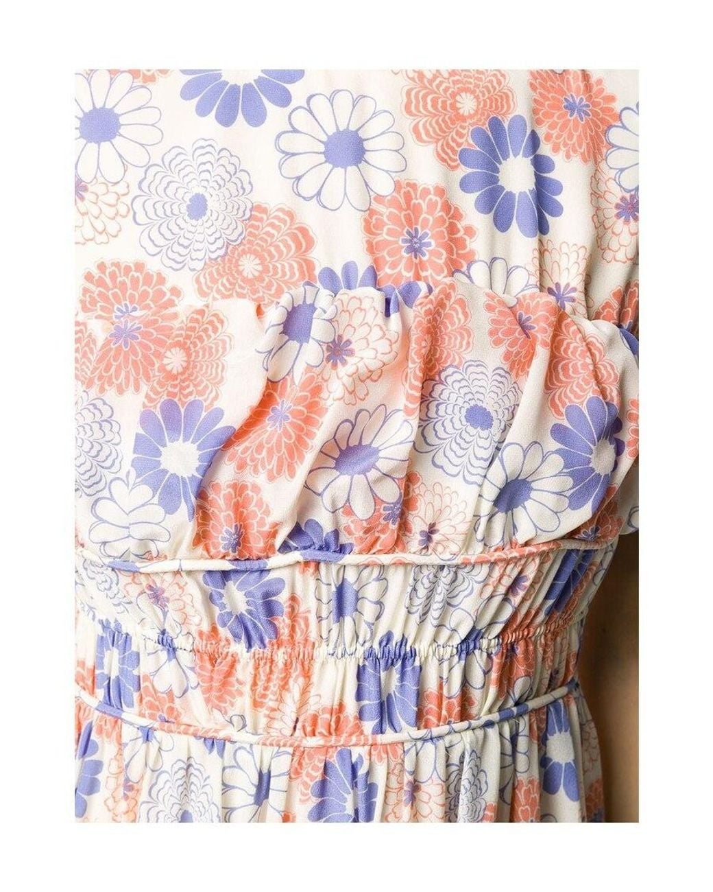 KENZO Pink Plum Blossom Sleeveless Short Dress