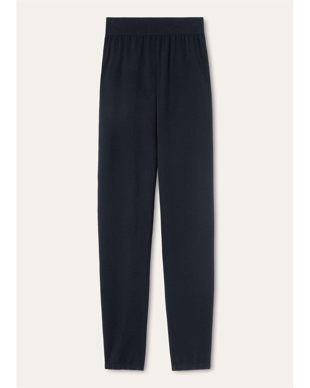 Loro Piana Blue Wool Blend Casual Pants