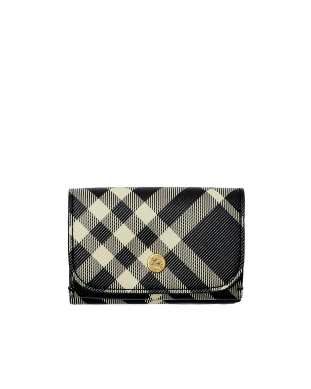 Burberry Multicolor Vintage-Check Folded Compact Wallet