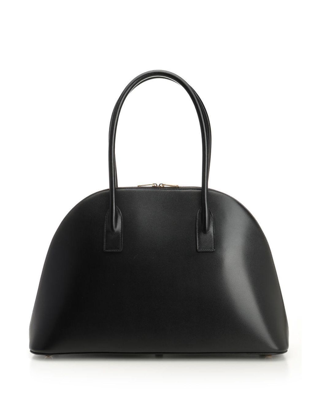 Saint Laurent Black Leather Bowling Shoulder Bag