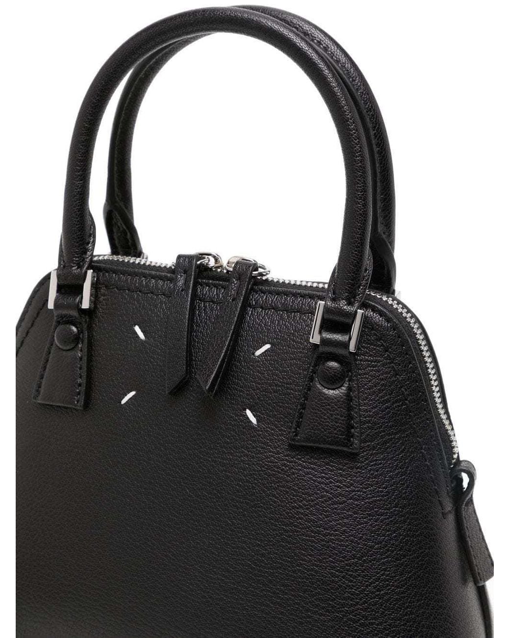 Maison Margiela Black 5Ac Classique Micro Tote Bag