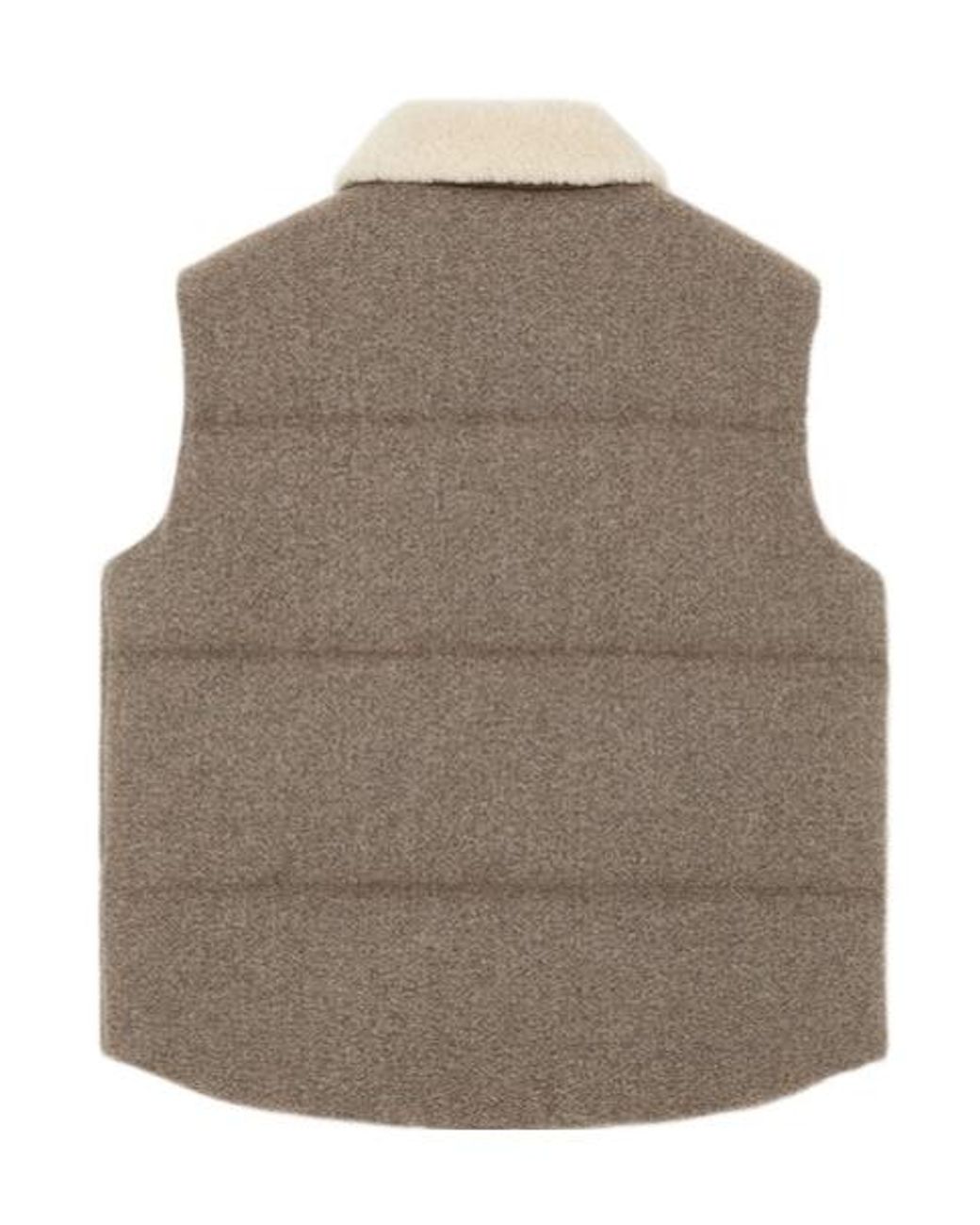 Loro Piana Brown Dug Vest for men