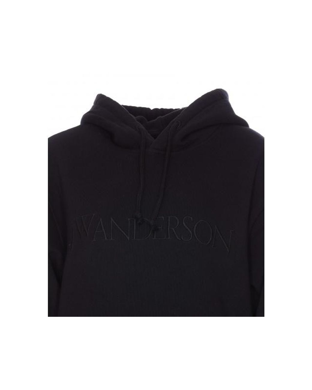J.W. Anderson Blue Logo-Embroidered Cotton Hoodie