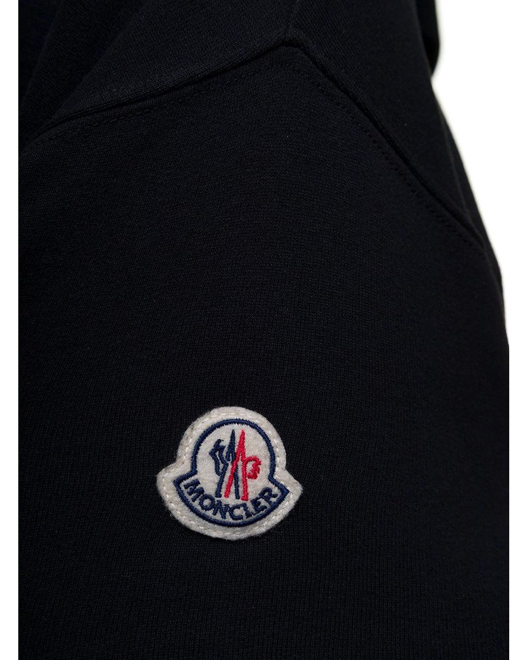 Moncler Black Born To Protect-Print Hoodie