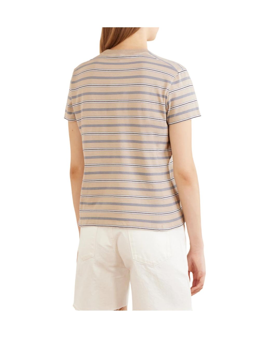 Kallmeyer White Striped Cotton-Jersey T-Shirt