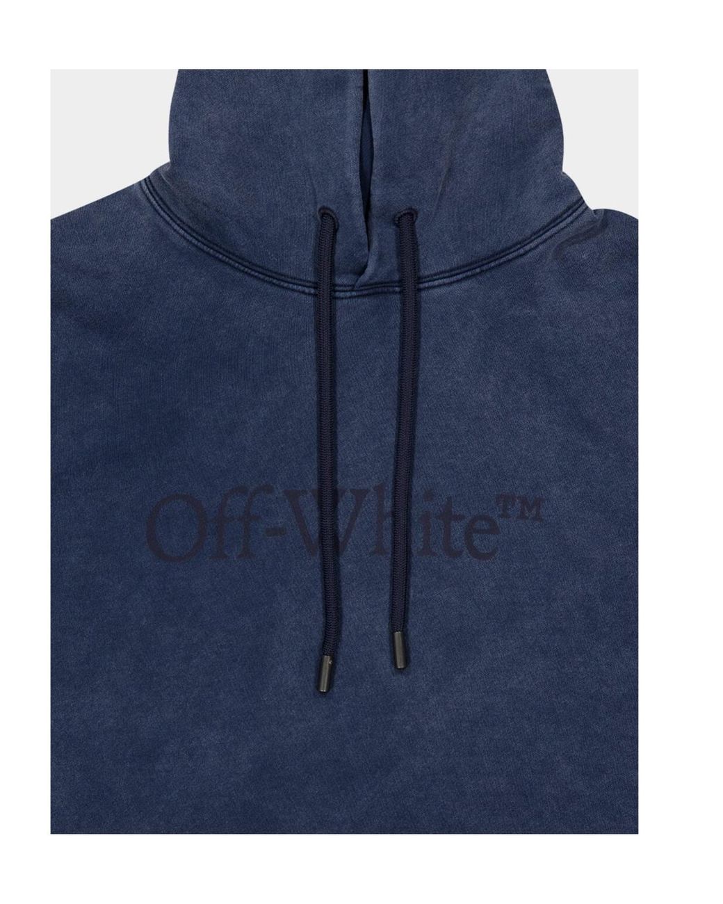Off-White c/o Virgil Abloh Blue Long-Sleeved Sweatshirt for men