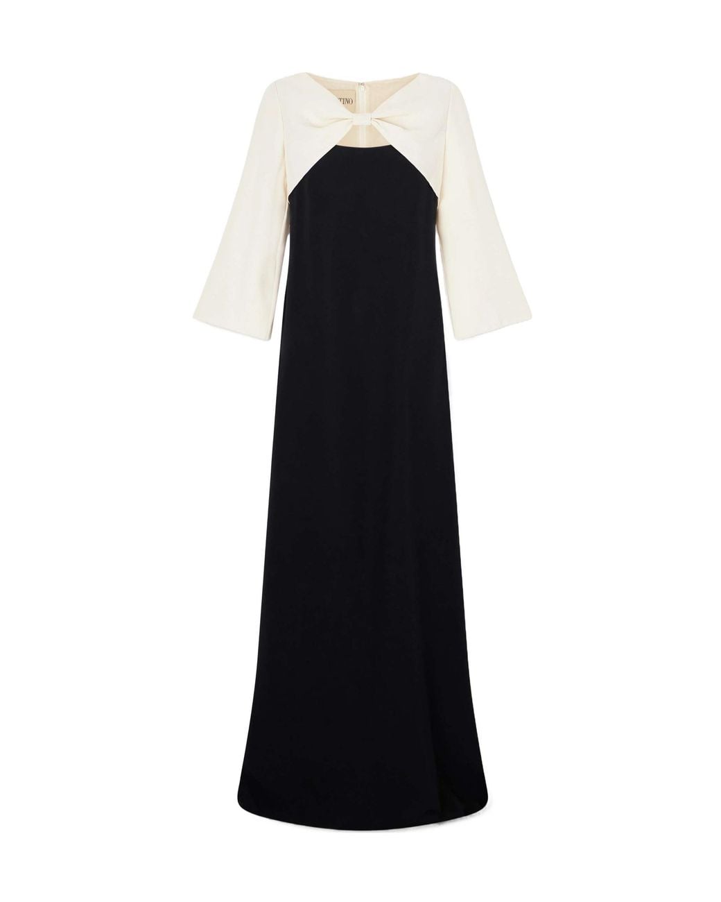 Valentino Black Bow-Knot Cutout Dress