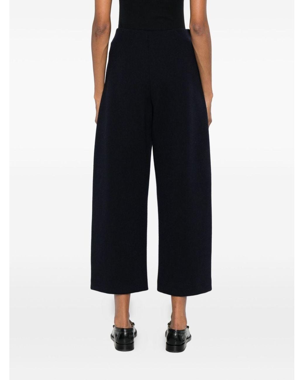 Max Mara Blue Straight-Leg Casual Pants