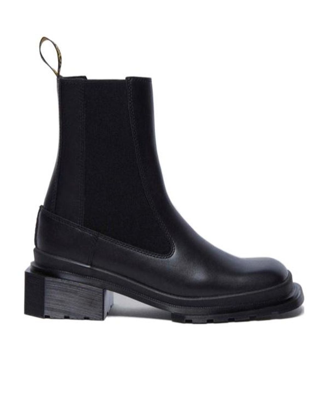 Dr. Martens Black Maybole Square Toe Chelsea Boots