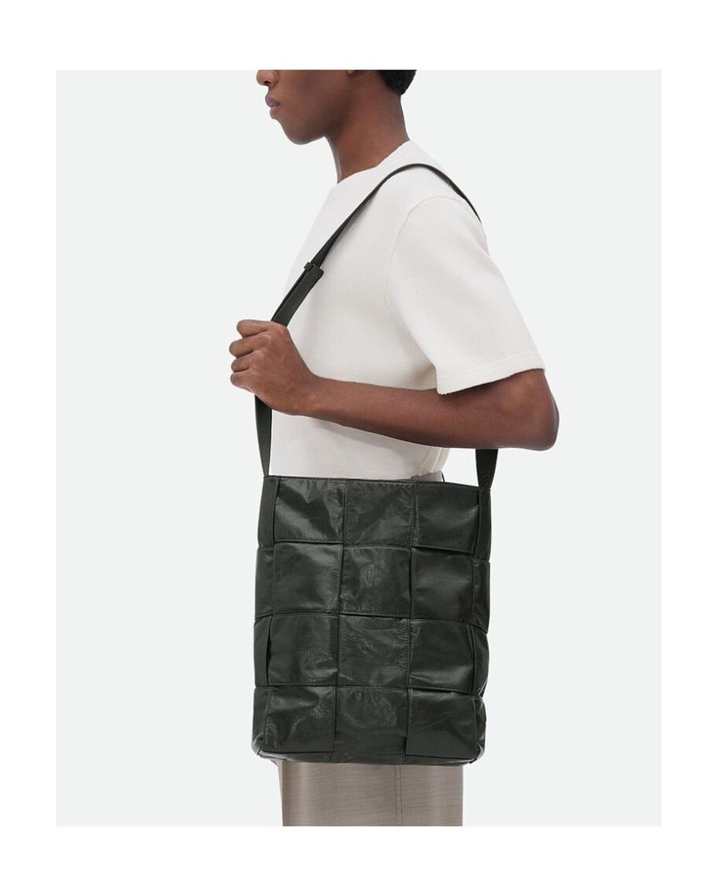 Bottega Veneta Black Arco Hobo Shoulder Bag for men