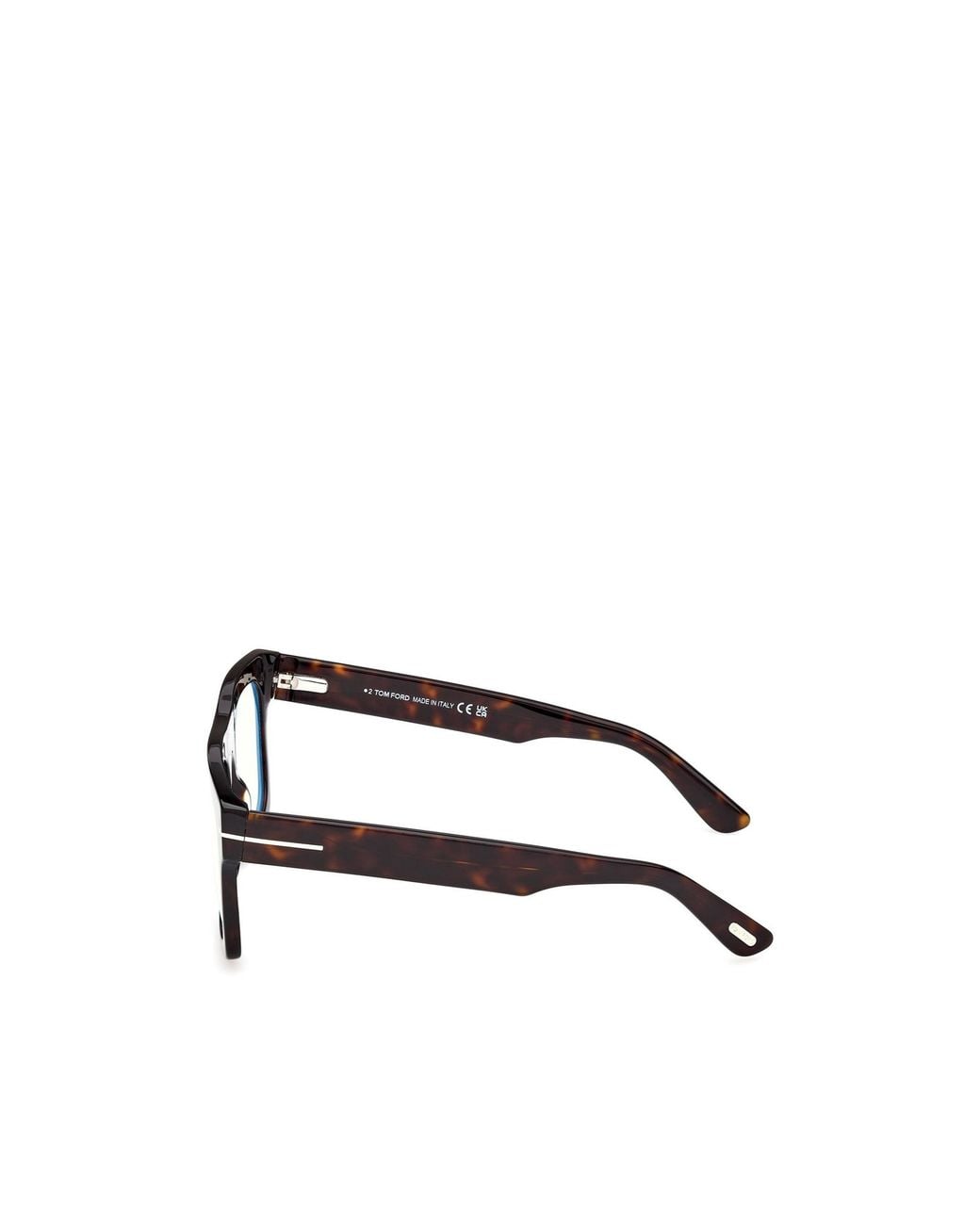 Tom Ford White Eyewear Square Frame Glasses for men