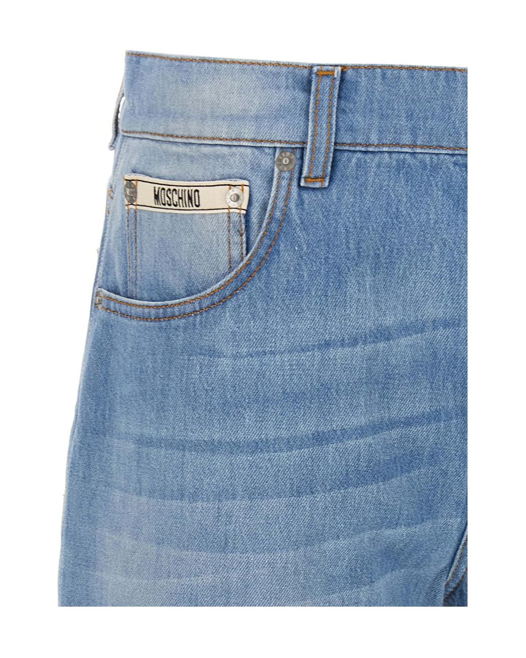 Moschino Blue Straight Leg Jeans
