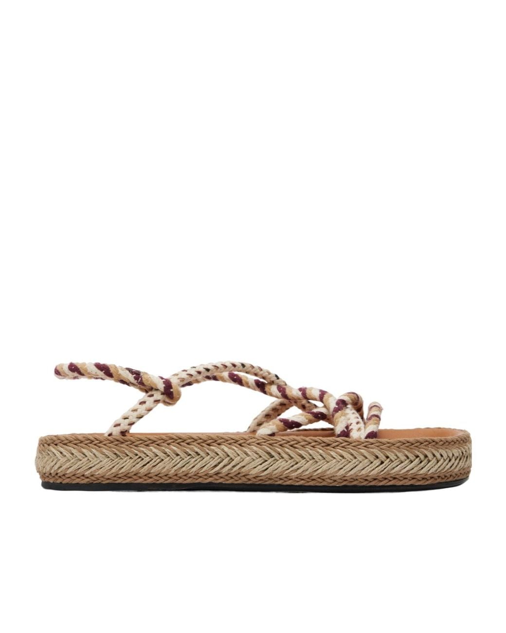 Isabel Marant Brown Kitza Open-Toe Flat Sandals