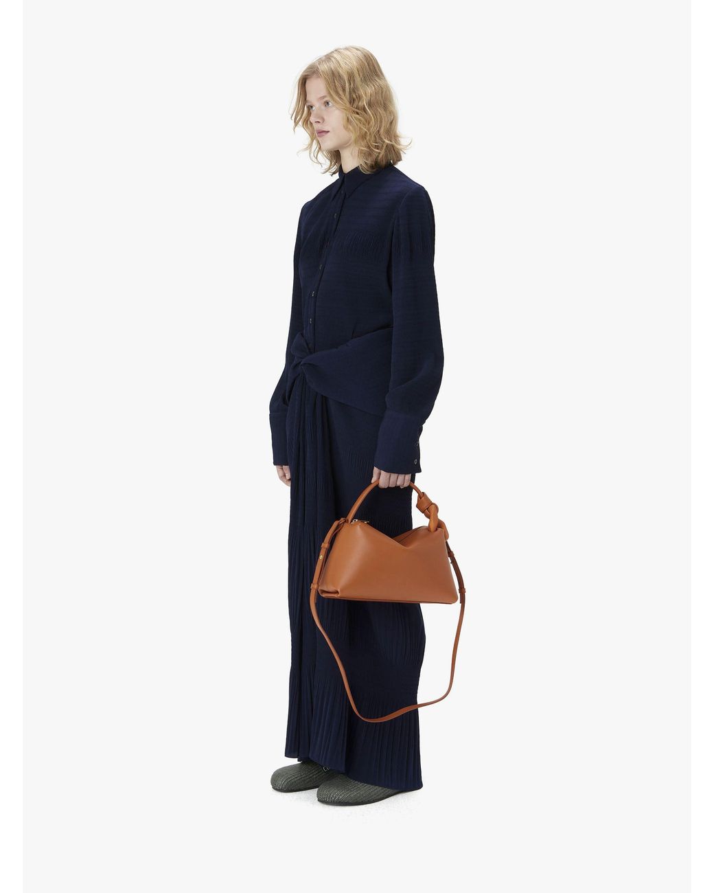 J.W. Anderson Blue Jw Anderson High Waist Draped Skirt