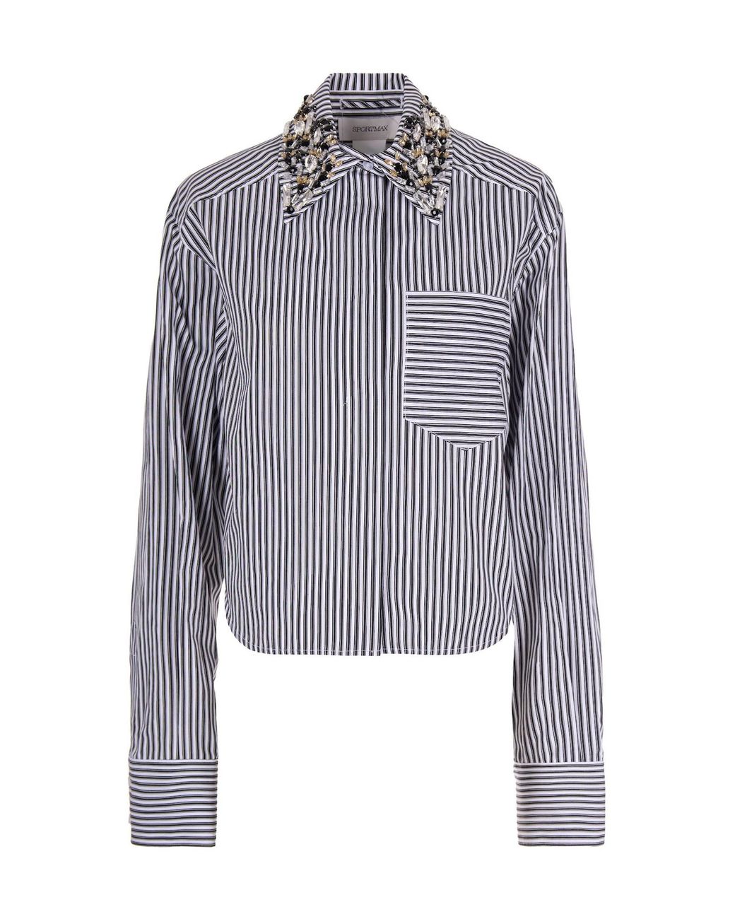 Sportmax Blue Quagga Shirt