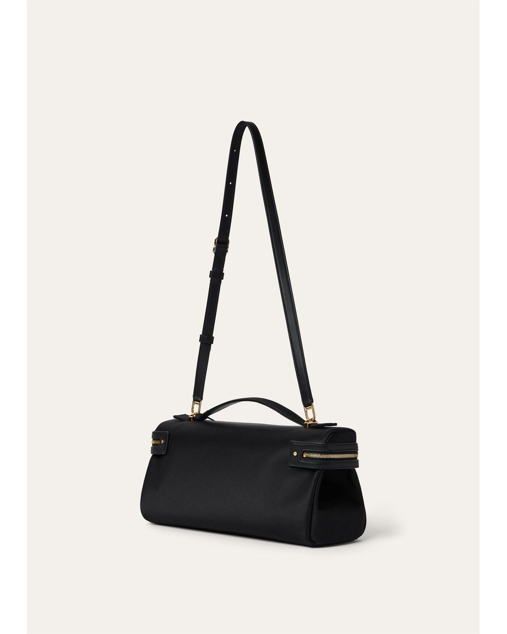 Loro Piana Black Extra Softy Bag L33 Shoulder Bag