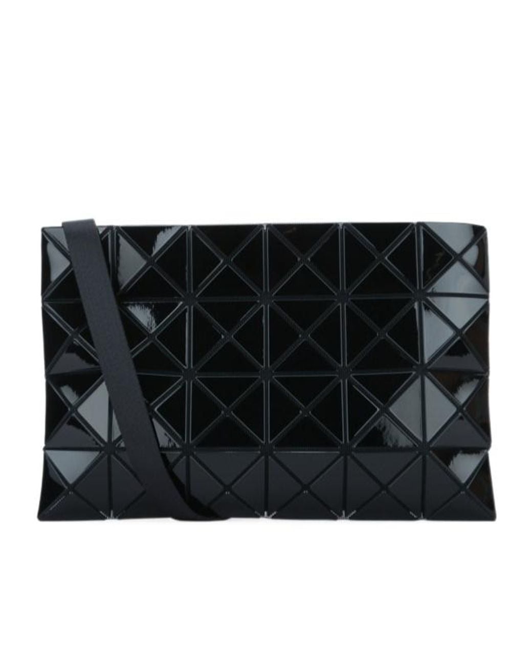Issey Miyake Black Lucent Geometric Tote Bag