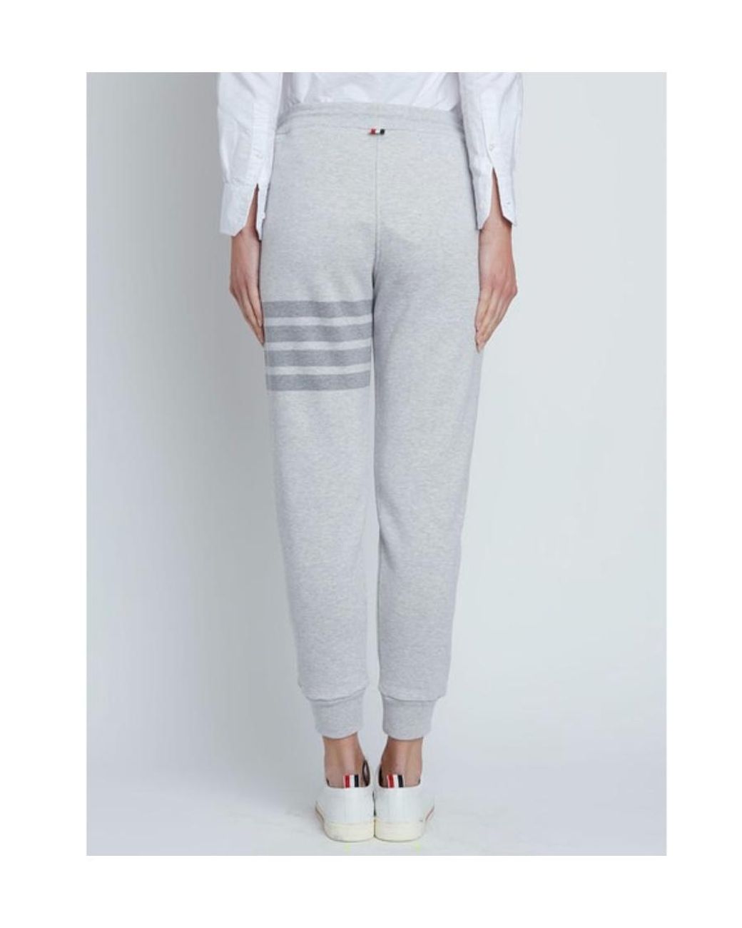Thom Browne Gray Rwb 4-Bar Striped Track Pants