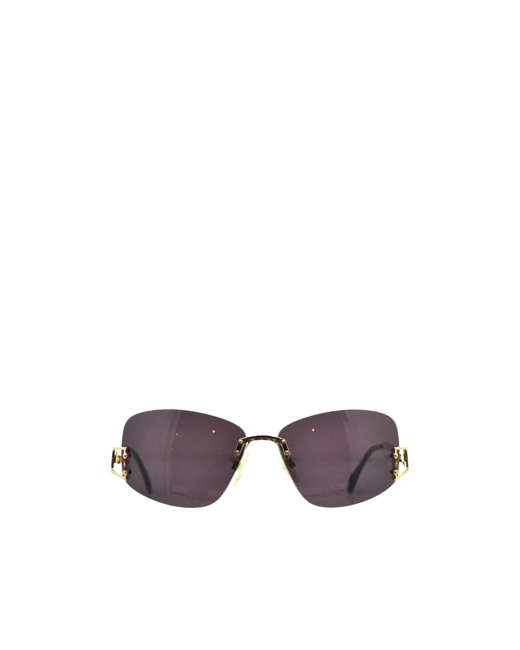 Cazal Purple Square-Frame Sunglasses