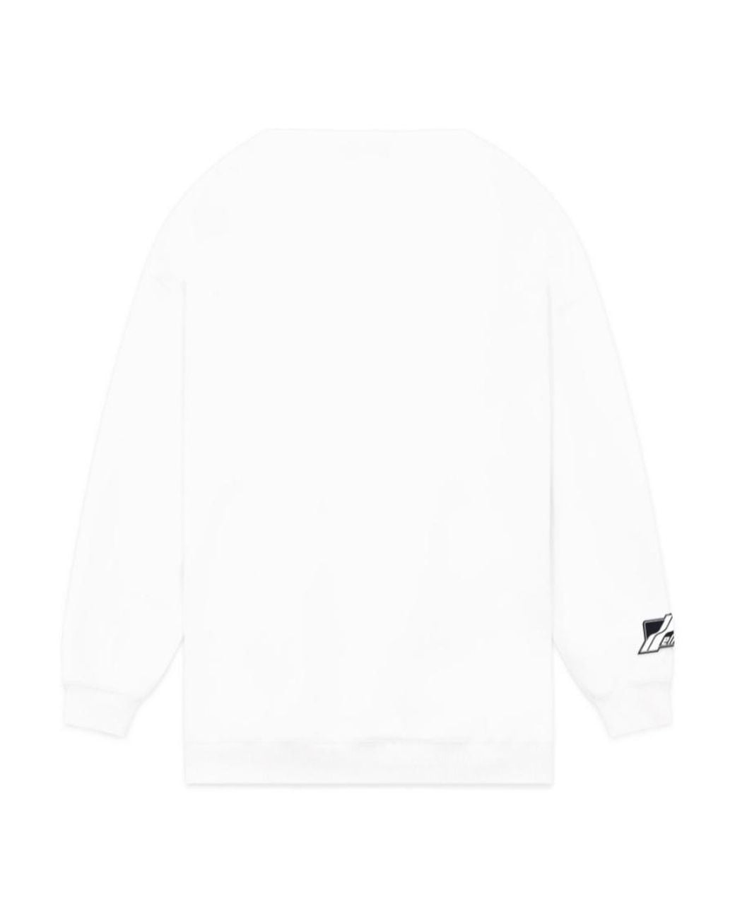 we11done White Logo Pattern Pullover for men