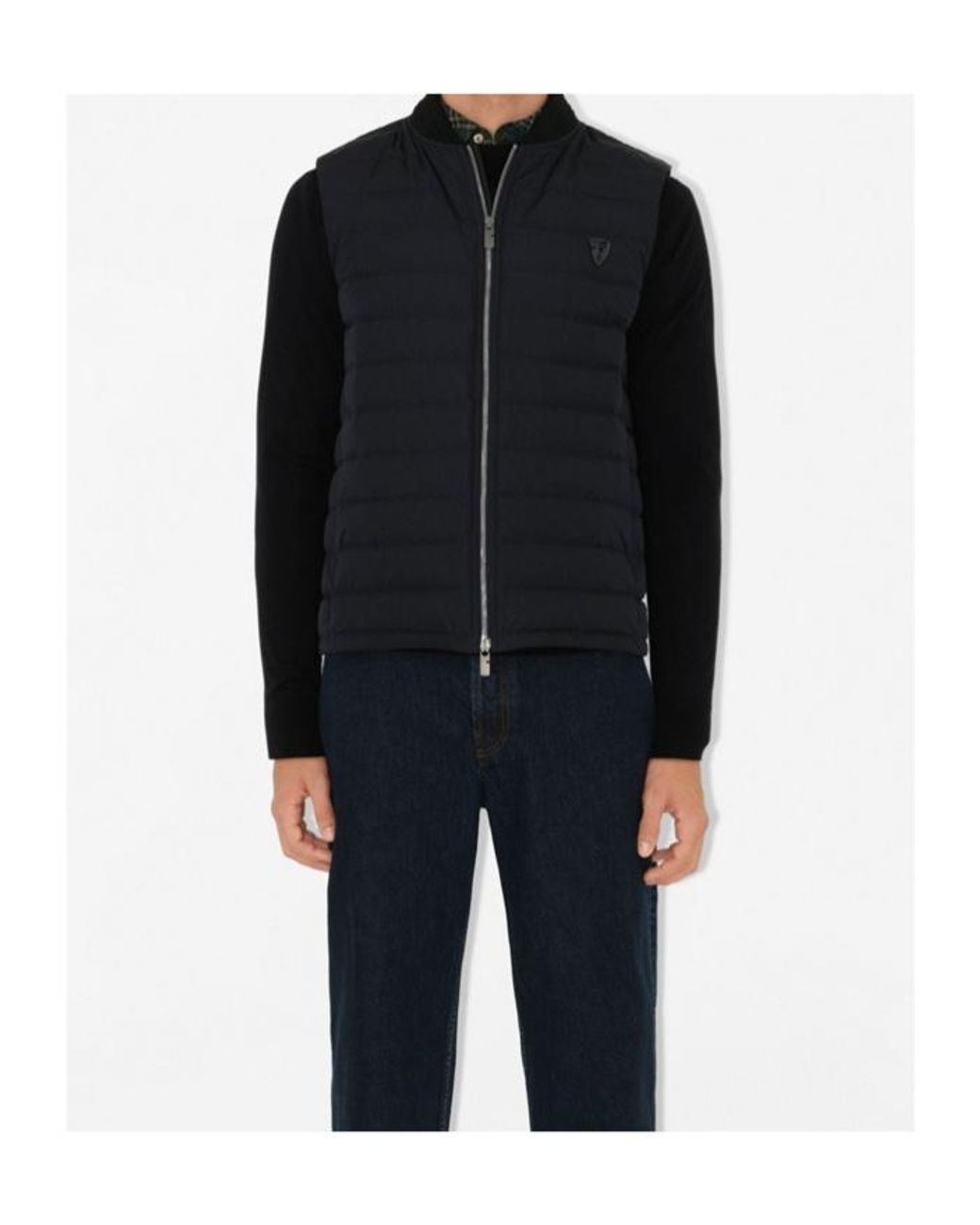 Burberry Blue Puffer Gilet for men