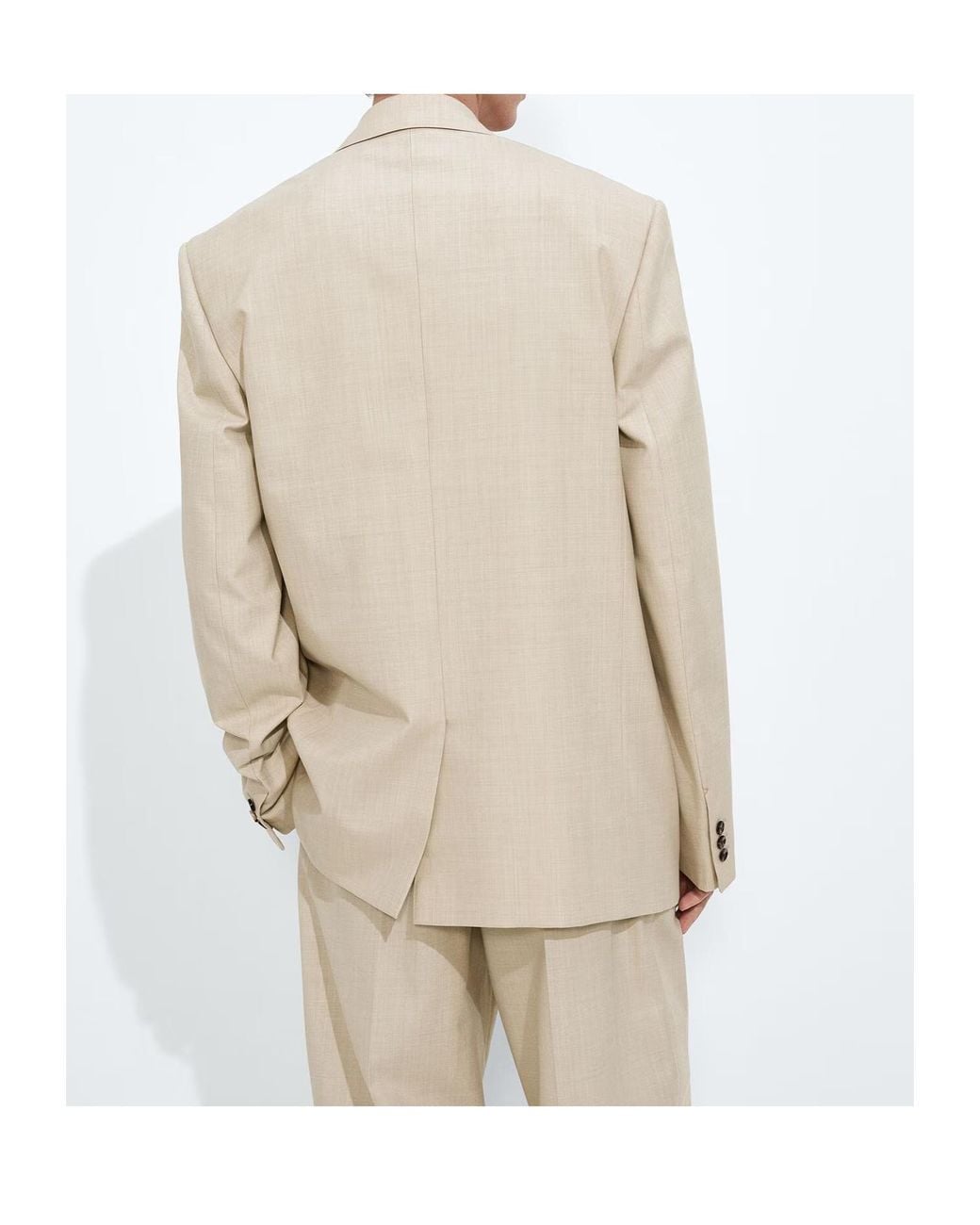 Bottega Veneta Natural Wool And Cotton Jacket for men