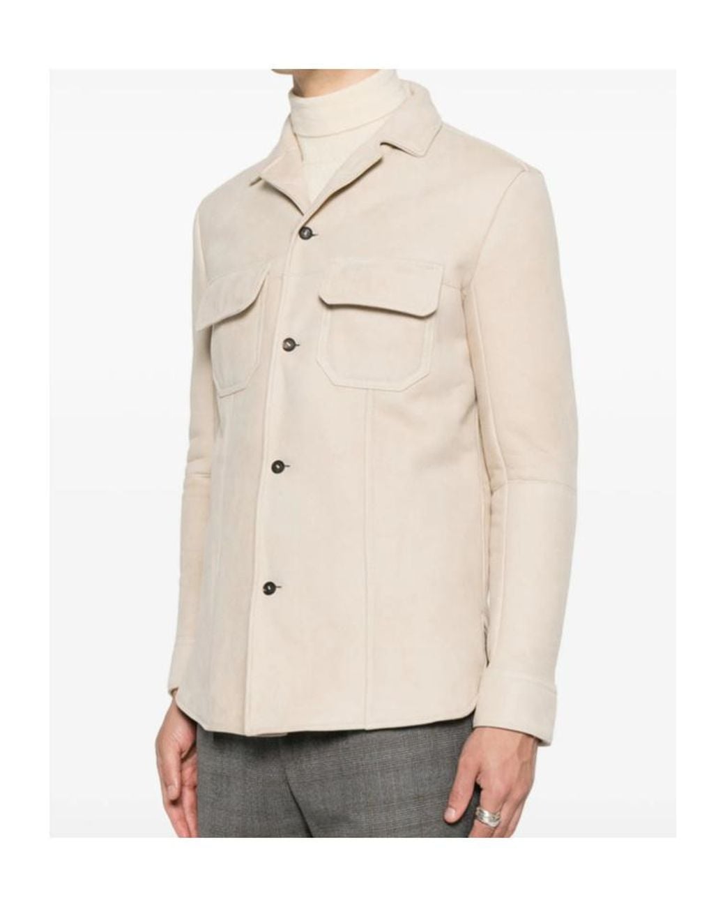 Tagliatore Natural Shirt-Style Casual Jacket for men
