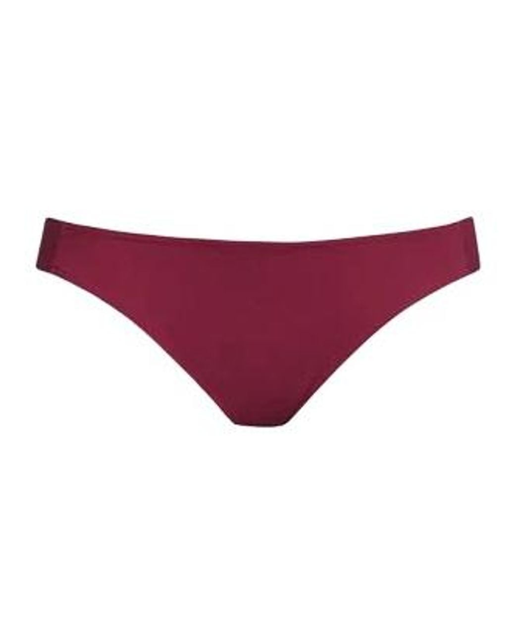 Rick Owens Purple Plain Colour Bikini Bottoms