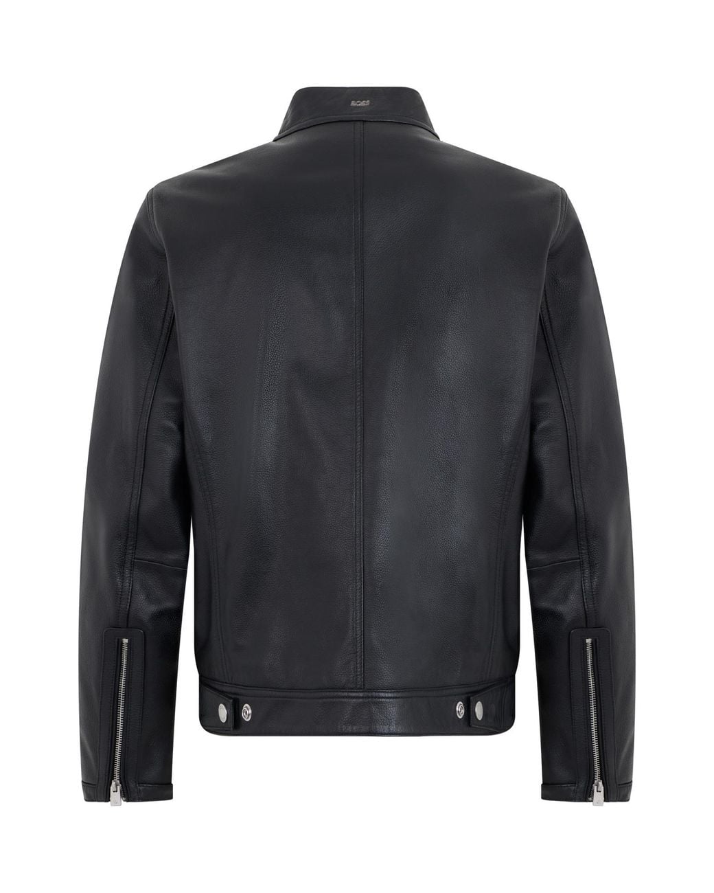 Boss Black Boss Zip-Up Leather Jacket for men