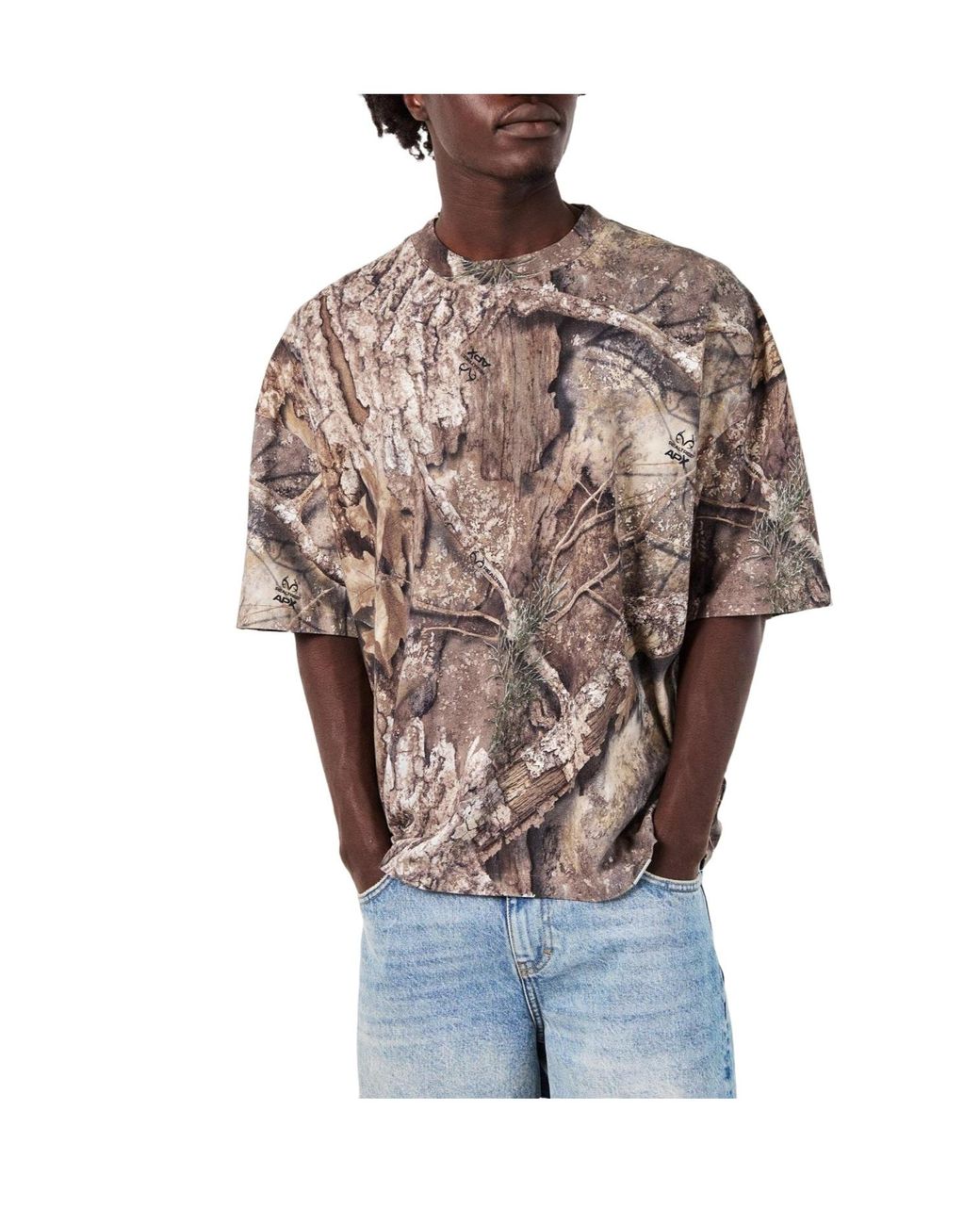 Represent Gray Oversized T-Shirt for men