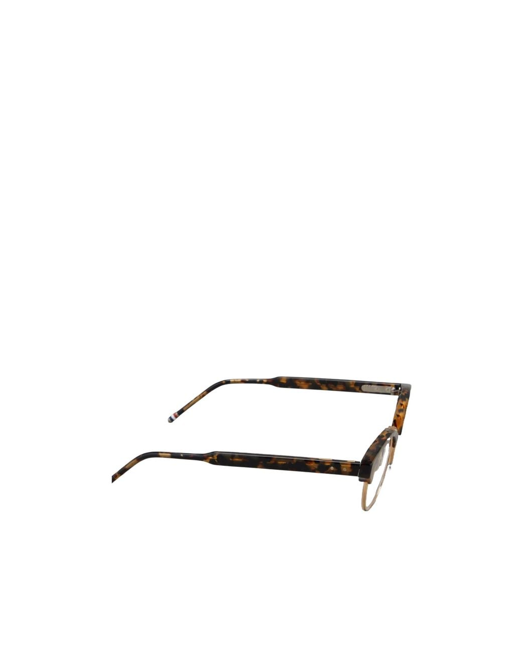 Thom Browne Multicolor Tortoiseshell Round-Frame Glasses for men