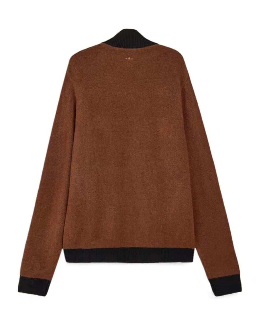 Adidas Originals Brown X Song For The Mute Logo Patch Zip-Up Jacket for men