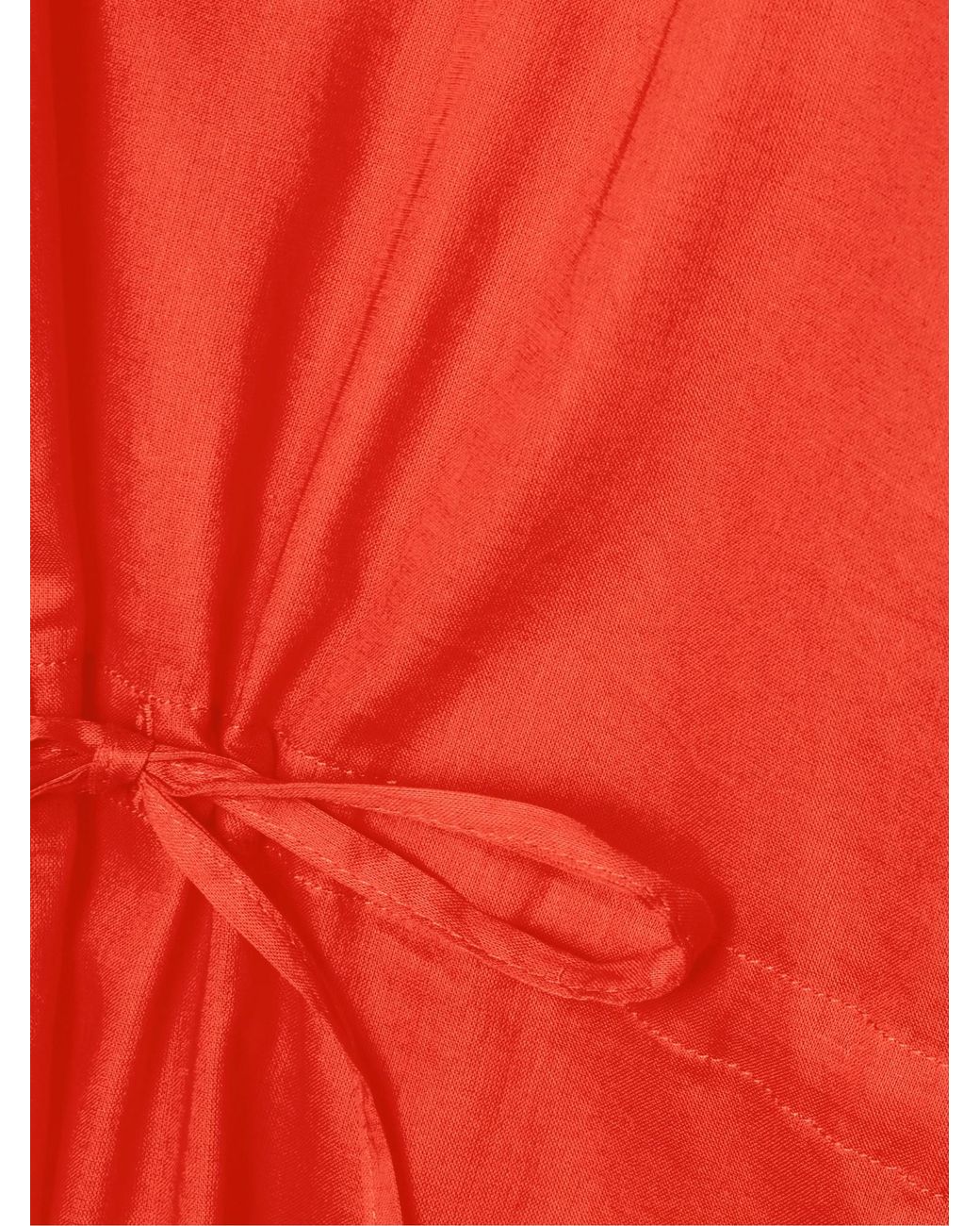 Eres Red Cotton Canvas Dress