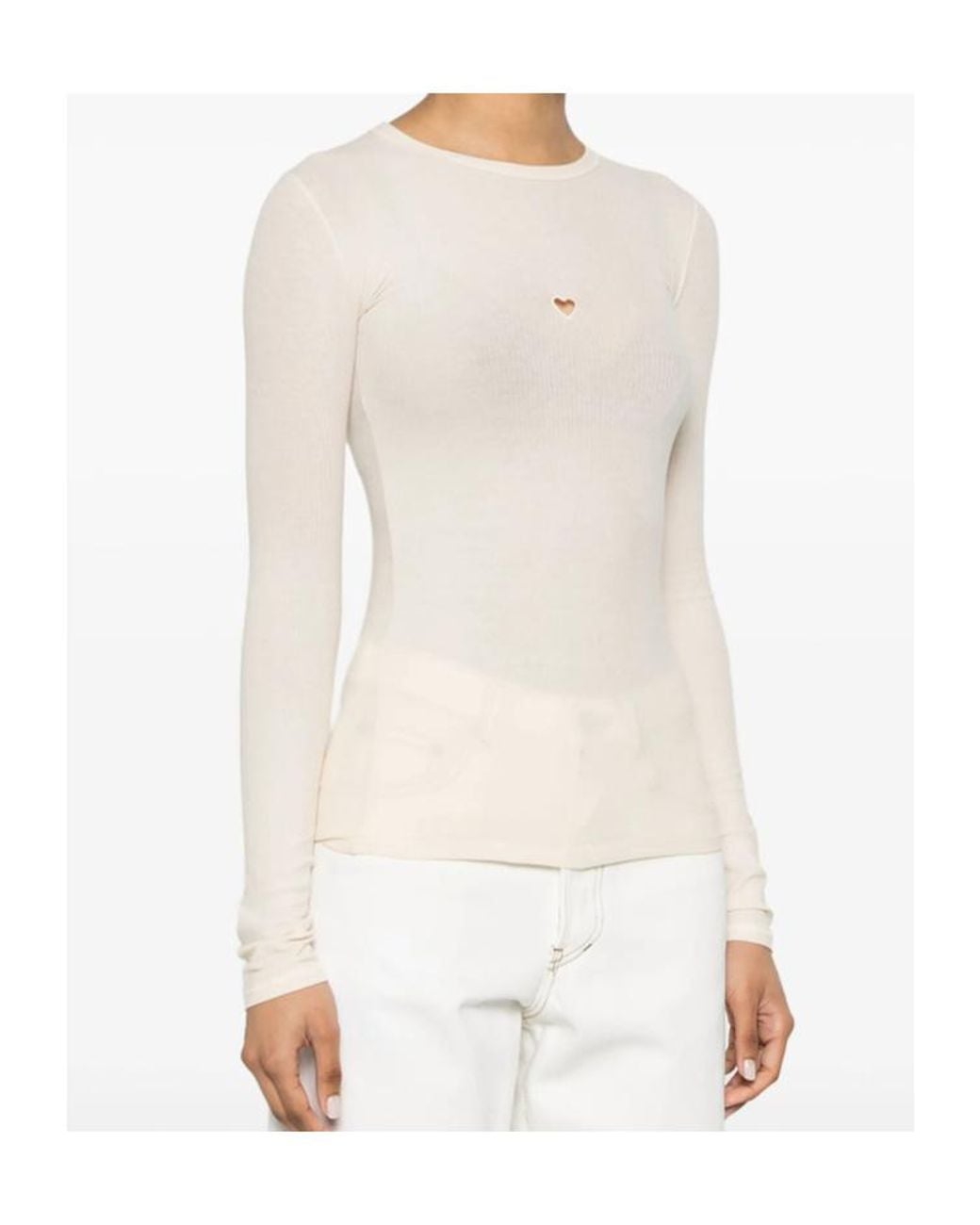 Baserange White Long-Sleeved Sweater