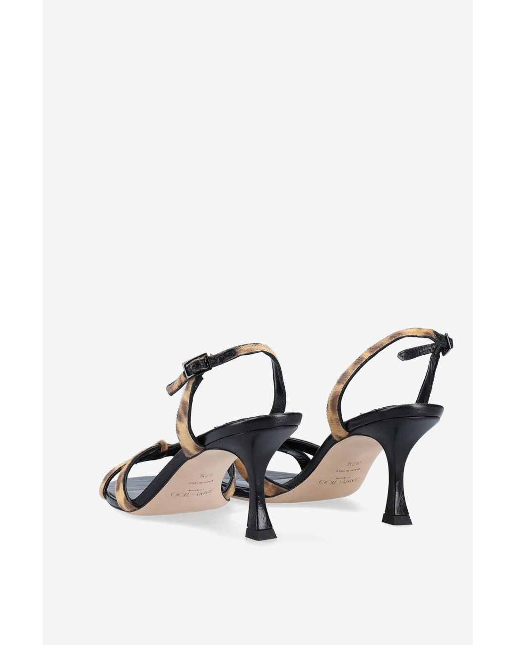 Jimmy Choo Metallic Elsy 70 High-Heeled Sandals