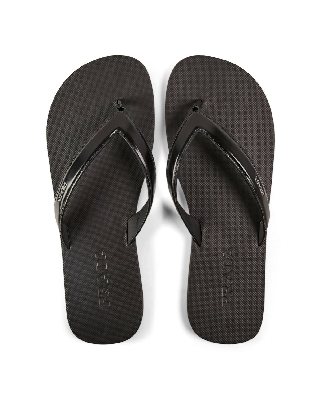 Prada Black Lightweight Slippers for men