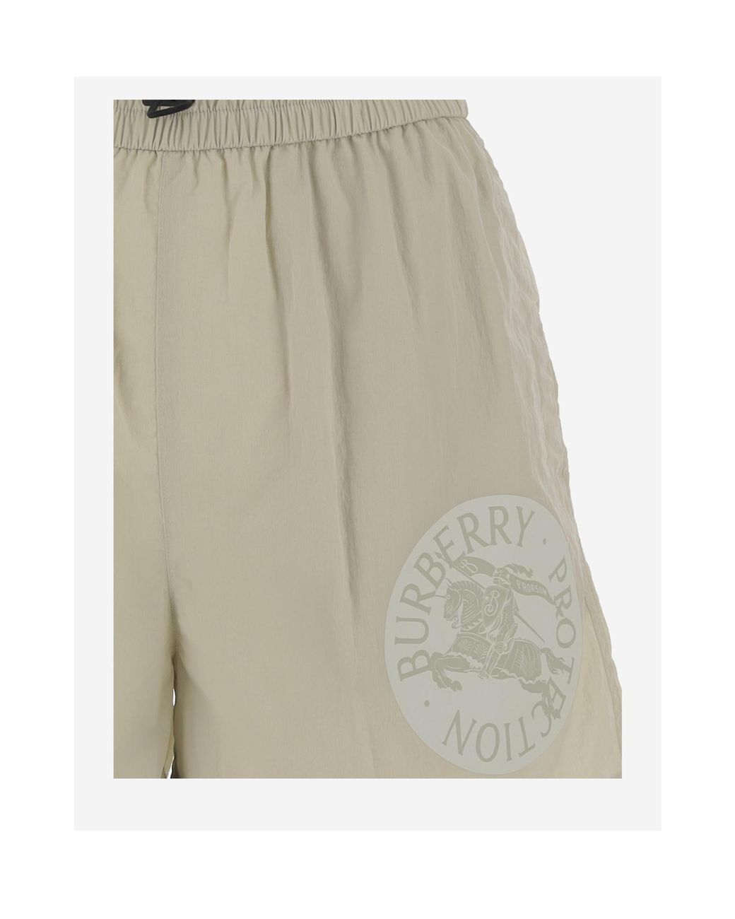 Burberry Gray Ekd Printed Bermuda Shorts
