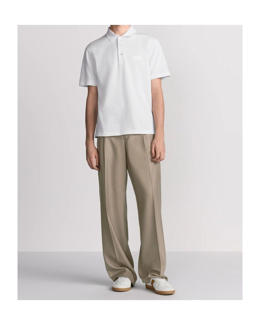 Dior White Icons Polo Shirt for men