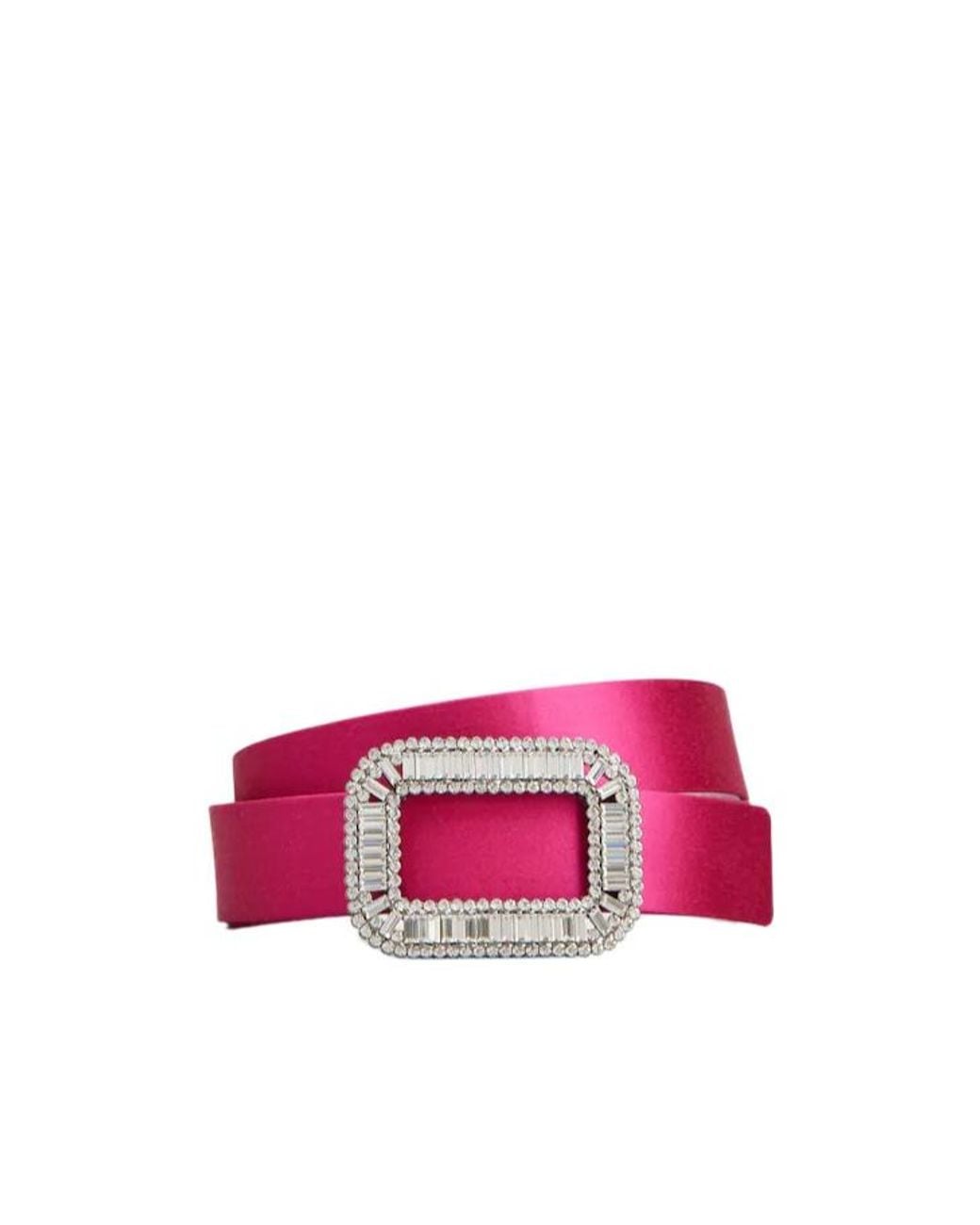 Roger Vivier Pink Pilgrim Belt