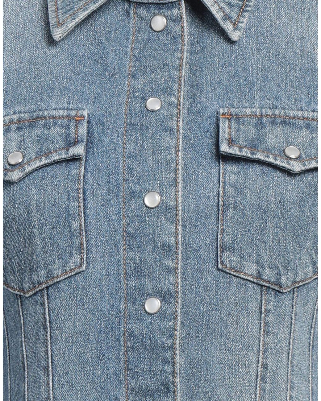 Chloé Blue Denim Long Sleeve Shirt