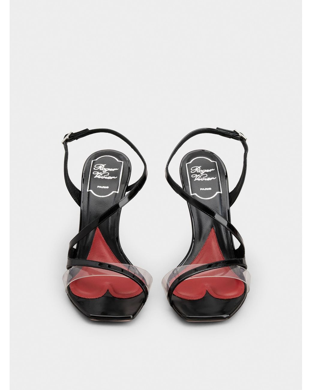 Roger Vivier Black I Love Vivier Sandals